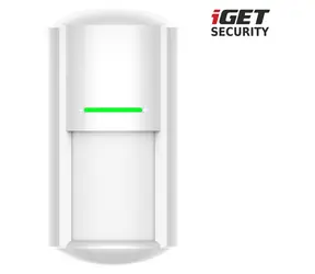 iGET SECURITY MP30 / Bezdrátový PIR senzor pohybu / venkovní / IP65 / dosah 16 m / bez detekce zvířat do 35 kg