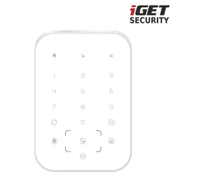 iGET SECURITY MP13 / Bezdrátová klávesnice / RFID čtečka / dosah 800 m / k alarmu M6-4G