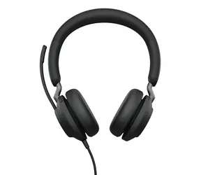 Jabra Evolve2 40 SE Stereo černá / Sluchátka / mikrofon / USB-C + USB-A / MS Stereo