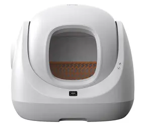 Catlink BayMax Lite bílá / Inteligentní samočisticí kočičí toaleta / pro kočky 1,5–10 kg / 7 l