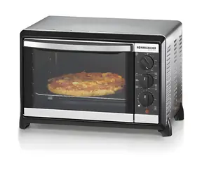Rommelsbacher BG 1055/E stříbrná / Mini trouba / 1050 W / 18 l / 80–230 °C