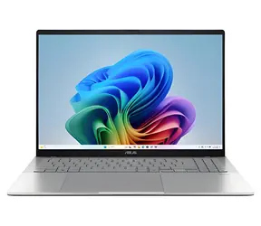 ASUS Vivobook S16 stříbrná / Notebook / 16" WUXGA OLED / Snapdragon X1-26-100 / 32GB RAM / 512GB SSD / W11H