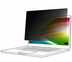 3M Bright Screen Privacy Filter / Filtr soukromí na notebook / 13" / Horizontální