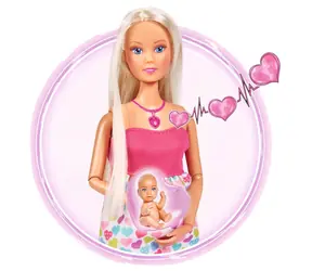SIMBA Panenka Steffi New Born Baby / se zvukem / 29 cm