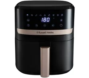 Russell Hobbs 27620-56 SatisFry Air černá / Horkovzdušná fritéza / 1500W / 5,5 l / 40–200°C / 9 programů