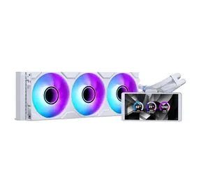 Phanteks Glacier One 360M25 LCD bílá / AiO vodní chlazení / 360 mm / LCD 6" / AMD + Intel