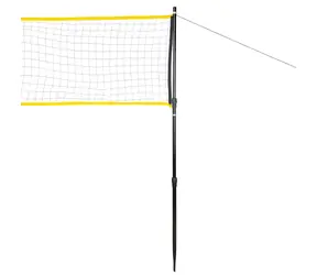 NILS NT310 / Badmintonová síť / teleskopické sloupky / 6,3 × 0,6 m / výška 1,2–1,6 m