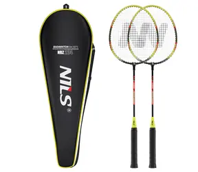 NILS NRZ204 / Badmintonový set / ocel-hliník / 66 cm / grip G1 / 2 rakety