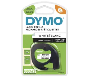 Dymo LetraTag / Páska do tiskárny štítků / papírová / 12 mm / 4 m