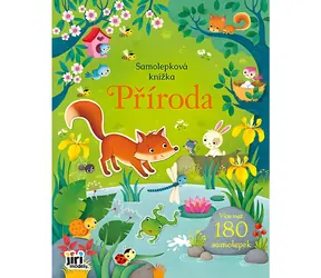 JIRI MODELS Samolepková knížka Příroda / 16 barevných stran / 8 stran samolepek