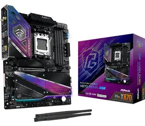ASRock X870 Nova WiFi / Základní deska / AMD X870 / DDR5 / SATA III RAID / 5G LAN / sc.AM5 / ATX