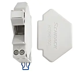 Schrack HSERH010GS / Patch panel / DIN lišta / 1 port / neosazený