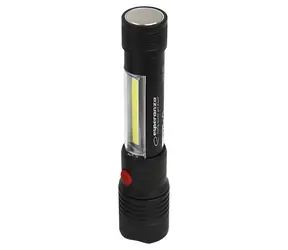 Esperanza Apate černá / LED ruční svítilna / 3 W / 2500 lm / zoom / voděodolná