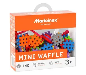 MARIOINEX Stavebnice Mini Waffle / 140 dílků / od 3 let
