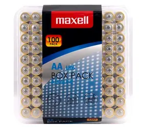 Maxell LR6 AA / Alkalická baterie / 1,5V / 100 ks (10× 10 ks)