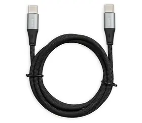 iBOX IKUTC černá / Datový kabel / USB-C - USB-C / 60 W / 2 m / opletený