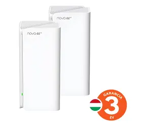 Tenda Nova MX21 Pro (2 ks) / Mesh systém / Wi-Fi 6E AXE5700 / Tri-Band / WPA3 / VPN / 6x GLAN/GWAN