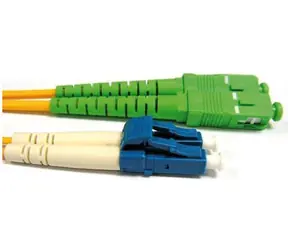 OEM Patchcord LC-SC(APC) / Optický patchkabel / duplex / 9/125 SM / OS2 / 1 m