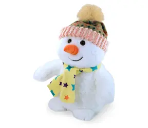 RAPPA Plyšový sněhulák 26 cm (218055) / od 0 měsíců