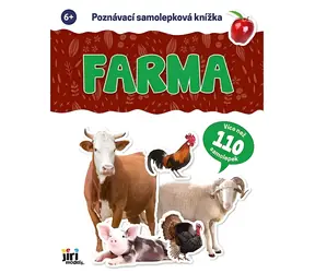 JIRI MODELS Samolepková knížka Farma / 16 stran / 100+ samolepek