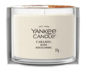 Yankee Candle Caramel Kiss / Votivní svíčka ve skle / Doba hoření 8-10 hod / 37 g