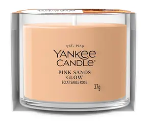 Yankee Candle Pink Sands Glow / Votivní svíčka ve skle / Doba hoření 8-10 hod / 37 g
