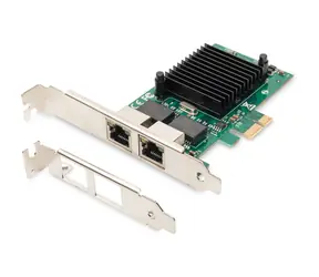 Digitus DN-10132 / Síťová karta / PCI Express / 2x Gigabit LAN / Intel 82575EB