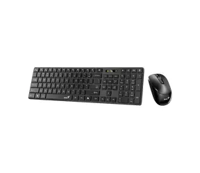 GENIUS SlimStar 8250 černá / Bezdrátový set klávesnice a myši / Bluetooth + 2,4 GHz / Copilot / CZ+SK layout