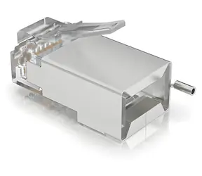Ubiquiti UISP-Connector-SHD / Konektor RJ45 / STP / Cat5 / pozlacený / 8p8c / 100 ks