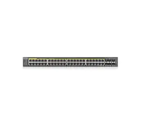 ZyXEL GS2220-50HP / Switch / L2 Managed / PoE / 48x Gigabit RJ45 / 2x Gigabit SFP Uplink