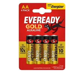 Energizer Eveready Gold AA / Baterie / Alkalická / 4 ks