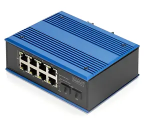 DIGITUS DN-651150 / Switch / 8x Gigabit RJ45 / 2x SFP 1000Base-FX / Unmanaged / DIN lišta / IP40
