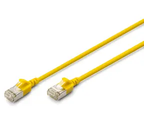 Digitus CAT6A F/FTP Slim žlutá