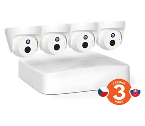 Tenda K4P-4CR / Kamerový systém / 4x PoE kamera / 4 MPx / 4CH NVR / IP67 / zvuk / noční vidění