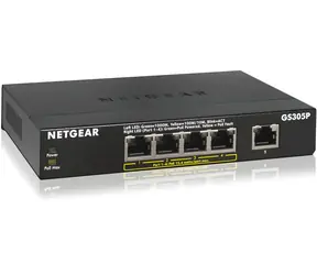 Netgear GS305PP / Switch / 5x Gigabit / 5x PoE+ / neřízený