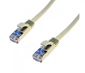 DATACOM CAT6 2m šedý / Patch kabel / FTP / plochý
