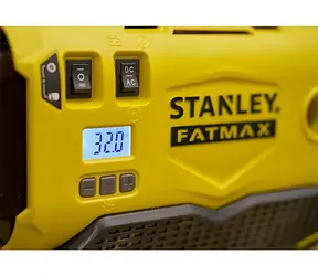 Stanley SFMCE520B černá, žlutá / Akumulátorový kompresor / 18V / 11 bar / LED svítilna
