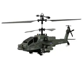Amewi Apache AH-64 khaki / RC vrtulník / koaxiální rotor / 2,4 GHz / RTF