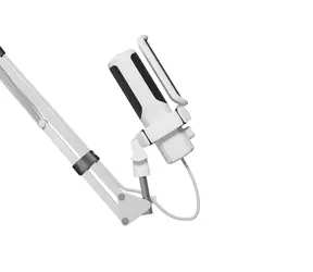 Genesis Radium 251 bílá / Streamovací mikrofon / USB-C / kondenzátorový / RGB / stojan s ramenem