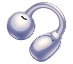 Huawei FreeClip fialová / Bezdrátová sluchátka s mikrofonem / Bluetooth / otevřený design / nabíjecí pouzdro
