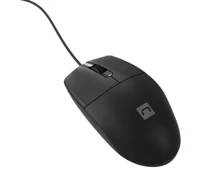 Natec Ruff Plus černá / Kancelářská myš / Optická / 1200 DPI / USB / 3 tlačítka