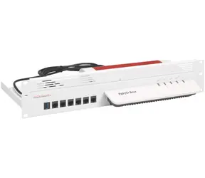 Rackmount.IT RM-FB-T7 bílá / Úchyt na firewall / 1U / AVM FRITZ!Box 5590/6660/7590 AX