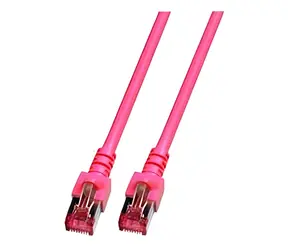 EFB Cat6 magenta 5 m / Patch kabel / SF/UTP / RJ-45 / LSZH