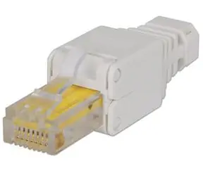 Intellinet RJ-45 bílá / Konektor / Cat5/5e/6 / UTP / Bez nářadí