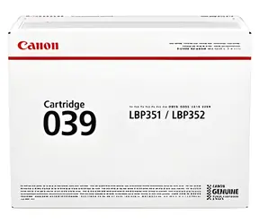 Canon CRG 039 černá / Tonerová kazeta / pro i-SENSYS LBP351x, LBP352x / 11 000 stran