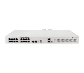MikroTik CRS418-8P-8G-2S+RM / Cloud Router Switch / 16x Gigabit LAN / 8x PoE-out / 2x SFP+ / 1U rack