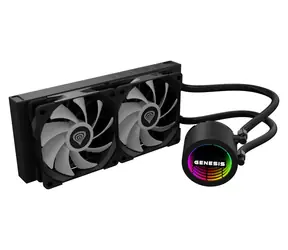 Genesis HYDRIA 240 ARGB černá / Komplet vodního chlazení CPU / 2x 120 mm / max 1500 RPM / 80 CFM