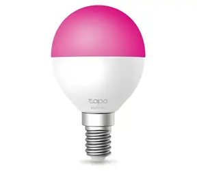 TP-Link Tapo L430P / Chytrá RGB žárovka / E14 / 470 lm / 2500-6500K / Wi-Fi