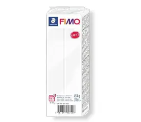 FIMO Modelovací hmota Soft bílá / 454 g / pečení 110 °C / 30 min
