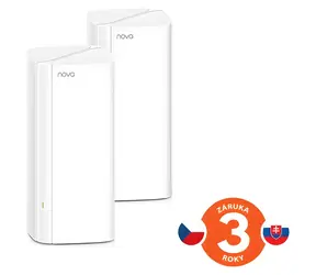 Tenda Nova EX12 2 ks / Mesh Wi-Fi systém / Wi-Fi 6 / AX3000 / Gigabit / WPA3